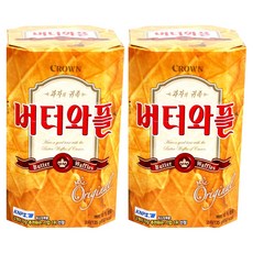 크라운 버터와플, 135g, 2개