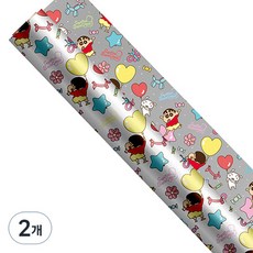 투코비 짱구 증착롤 포장지 L, 혼합색상, 2개