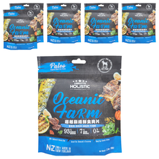 ABSOLUTE HOLISTIC 全齡犬 鮮食肉片, 藍鯖魚 + 放牧羊 + 綠貽貝 + 牛磺酸, 100g, 6包