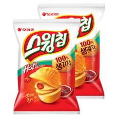 스윙칩 핫 볶음고추장맛, 124g, 2개