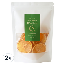 담음 건조 오렌지 원형, 100g, 2개, 1개입