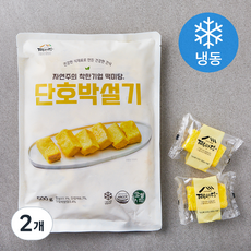 떡미당 단호박설기 (냉동), 500g, 2개, 1개입