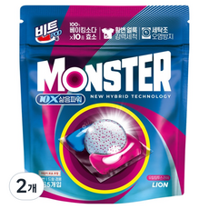 Beat Monster Pod 10X 煮沸級洗淨力膠囊洗衣精 尤加利之戀, 2個, 5入