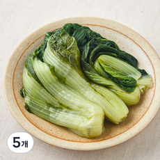 국내산 몸에 나물 데친 얼갈이, 300g, 5개