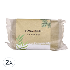 收納王妃 左手香植萃舒緩皂 草本精華 溫和清潔 舒緩肌膚不適, 200g, 2入