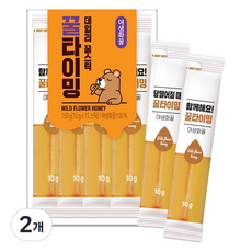 NOKCHAWON 綠茶園 蜂蜜時刻 野生花蜂蜜棒 15入, 2個, 150g