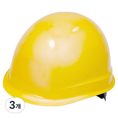 동명 ABE등급 MP형 공사장 안전모, 개나리색, 3개