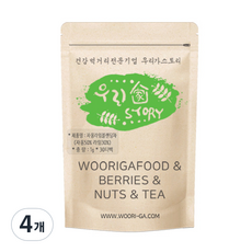 우리가스토리 자몽 라임 블랜딩차 티백, 1g, 30개입, 4개