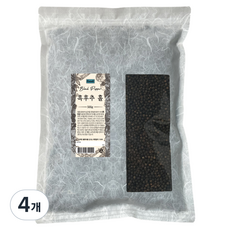 푸디 통흑후추(스팀살균), 500g, 4개