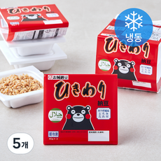 쿠마몬 히키와리 낫또 (냉동), 135g, 5개, 3개입