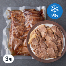 토자연 고기고명용 소스 차슈 슬라이스 (냉동), 3개, 600g