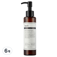klairs 溫和黑色深層卸妝油 150ml, 6個