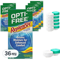 옵티프리 리플레니시 렌즈 세정액, 36개, 120ml