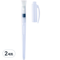 柔軟水彩筆 平頭 + 筆蓋組 11, 2套, 大(190mm)