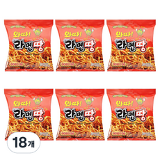 소이빈델리 와따 라면땅, 70g, 18개
