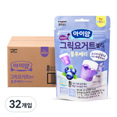 일동후디스 아이얌 그릭요거트젤리, 블루베리, 50g, 32개