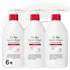 Dr.Bio 舒敏修護乳液與精華油, 6個, 250g