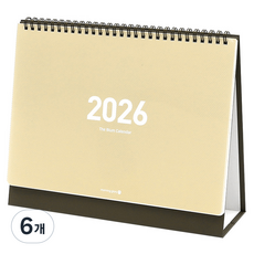 morning glory Bium Morning 立式桌曆 2026 中(210 x 177 x 80 mm), 米色, 6個