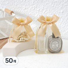 Misoroun 網紗束口袋 9 x 12 cm, 金色, 50個