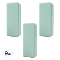 일상속반짝 하드 펜케이스, 그린, 9개