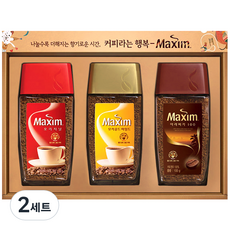 맥심 커피 선물세트 53호, 오리지날 100g + 모카골드 마일드 100g + 아라비카 100 100g, 2세트
