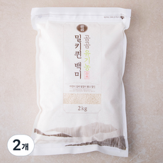 곰곰유기농밀키퀸백미, 2kg, 2개