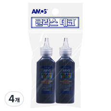 아모스 글라스데코 22ml, 검정, 4개
