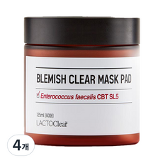 Lactoclear 淡斑透明面膜墊 60p, 4個, 125ml