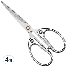 Anis 多用途不鏽鋼大剪刀, 銀色, 4個