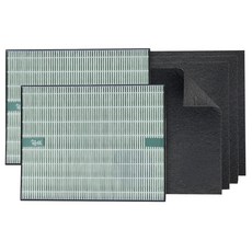 怡悅 HEPA抗菌濾心/活性炭濾網組合(適用Coway AP-1216L) 高效過濾PM2.5 活性碳除臭, 單一商品, 1組