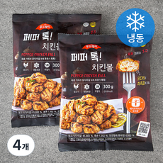푸드렐라 페퍼 톡 치킨볼 (냉동), 300g, 4개