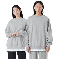 Naven 男女通用 寬鬆版型 大學T NA2203M