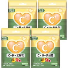 悠活原力 悠活維生素C 鋅口含錠 鳳梨蘋果口味, 28顆, 4包