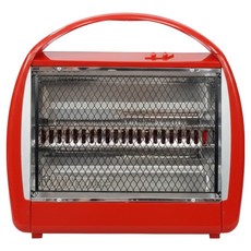 華信家電 手提式桌上型電暖器, 紅色, HR-1637