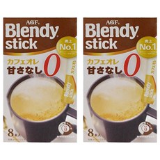 AGF Blendy 咖啡歐蕾 無砂糖, 8包, 2盒