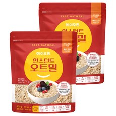 heyoat 燕麥100即食燕麥片, 800g, 2個
