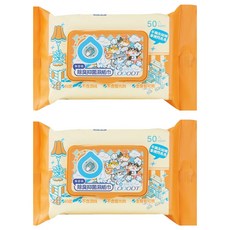 臭味滾 ODOUT 貓咪專用 除臭抑菌濕紙巾, 50張, 2包