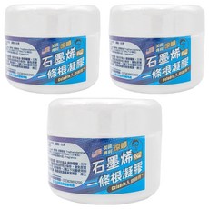 湠佶 涼感石墨烯一條根凝膠, 舒緩疲勞痠痛, 草本配方, 清爽不黏膩, 1罐/3罐可選, 3罐