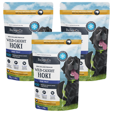 Bailey+Co 倍立 紐西蘭優質 犬用 凍乾零食 藍鱈魚, 50g, 3包