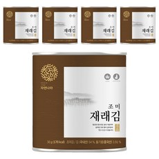 자연나라 재래 캔김, 30g, 5개