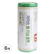 LIVING DUO Mama Son捲筒塑膠袋 20入 綠色, 6入