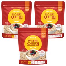 heyoat 燕麥100即食燕麥片, 800g, 3個