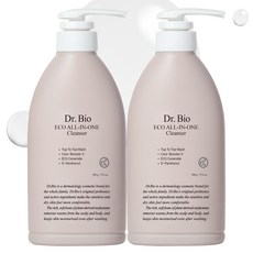 Dr.Bio Eco 多合一潔面乳 500g 2ea, 2個