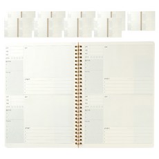 OXFORD 牛奶PP裁切彈簧左翻B5 80張, 單一顏色, 10個