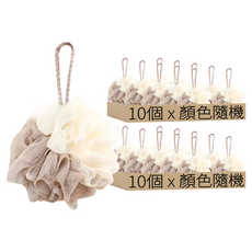 星星 泡泡 雙色 沐浴球 顏色隨機, 20個