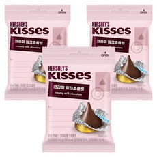 HERSHEY'S 好時 KIsses 水滴牛奶巧克力, 52g, 3袋