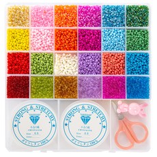 i'm pinky Tintin 串珠 米珠 手鍊製作 DIY 套組 3mm, Tintin 極光(C-02), 1套