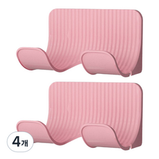 언헤브 데일리 드리이기 걸이, 10 핑크, 4개