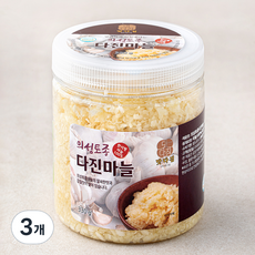 맛다짐 의성토종 다진마늘, 330g, 3개