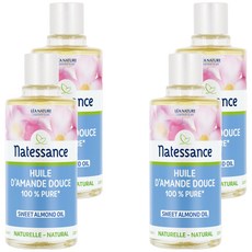 나떼쌍스 스위트 아몬드 오일, 100ml, 4개